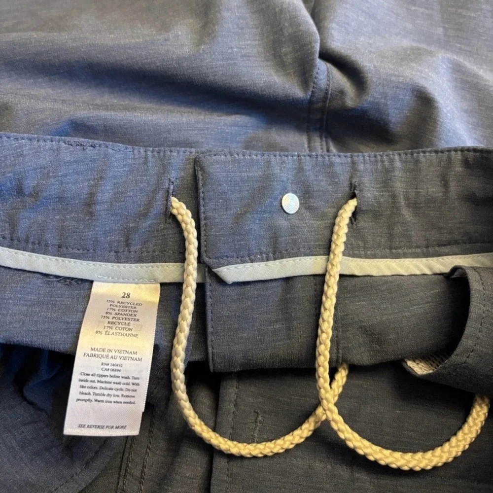 Faherty All Day Shorts in Blue size 28 Inseam 6.5